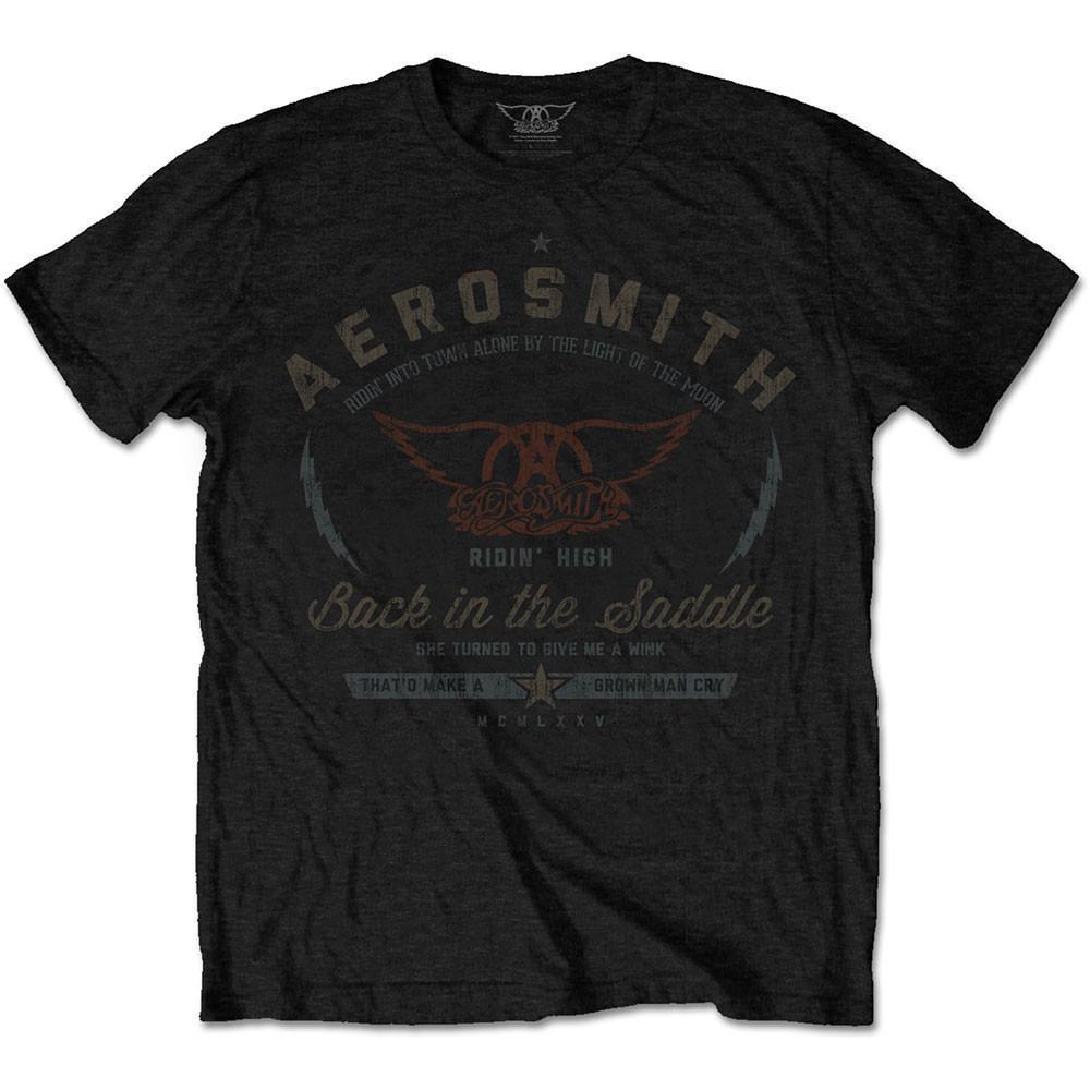 Aerosmith Unisex T-Shirt Back In The Saddle
